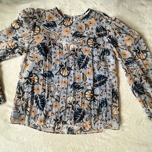 ROLLER RABBIT BLOUSE SMALL FLORAL SNAP ON CAMISOLE